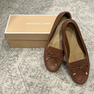 Michael Michael Kors Daisy Loafer in Tan Luggage Size 9.5